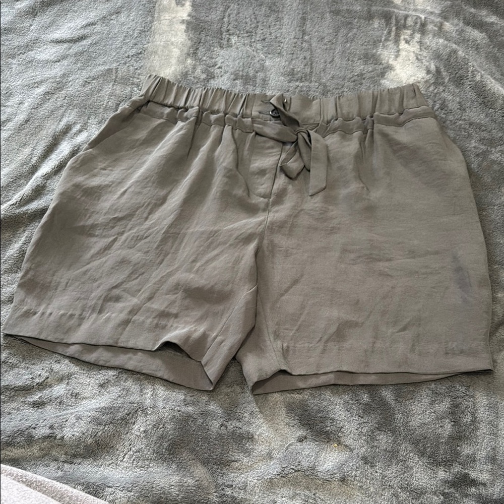 Armani Exchange Women's Taupe Cargo Shorts